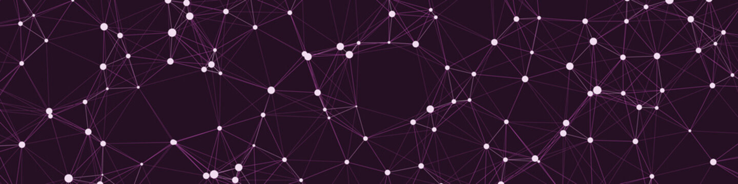 Network Mesh Computation Art background illustration