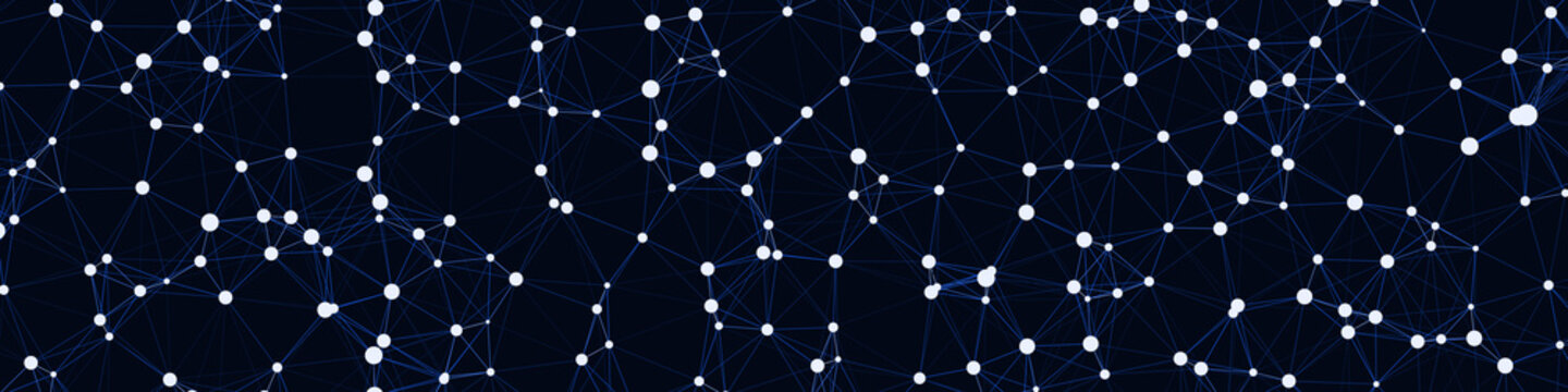 Network Mesh Computation Art background illustration