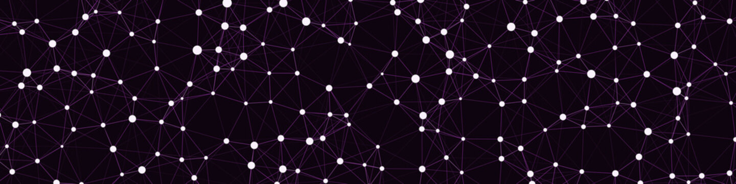 Network Mesh Computation Art background illustration