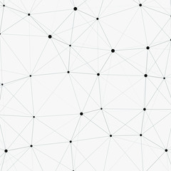 Fototapeta premium Network Mesh Computation Art background illustration