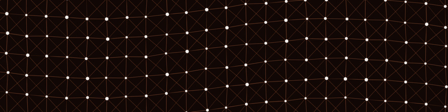Network Mesh Computation Art background illustration
