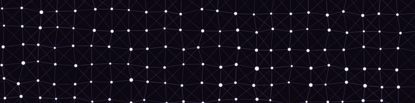 Network Mesh Computation Art background illustration