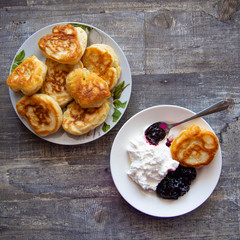 hot, fresh and flavorful pancakes on a plate