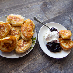 hot, fresh and flavorful pancakes on a plate