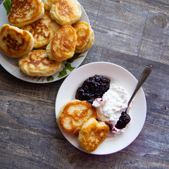 hot, fresh and flavorful pancakes on a plate