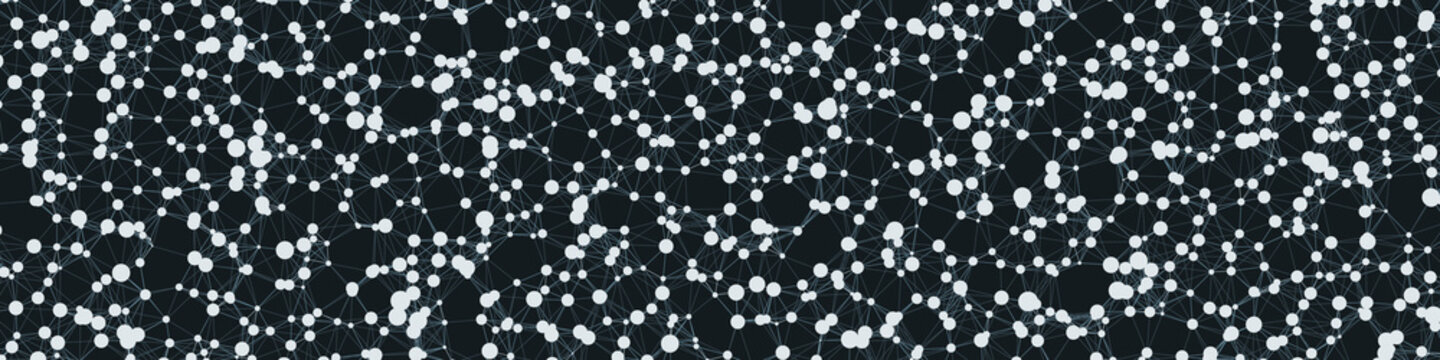 Network Mesh Computation Art background illustration