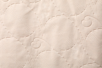 Toilet paper texture on whole background, close up