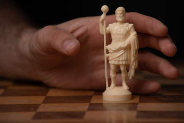 chess board game concept of business ideas