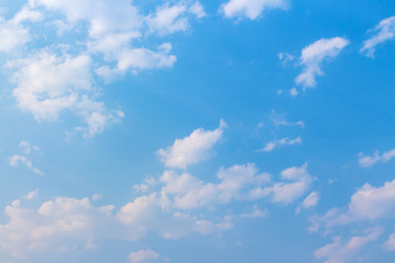 blue sky with white clouds