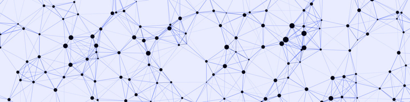 Network Mesh Computation Art background illustration