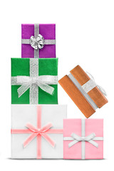 Group of gift boxes