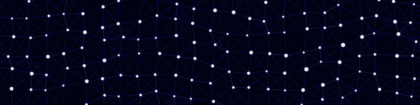 Network Mesh Computation Art background illustration