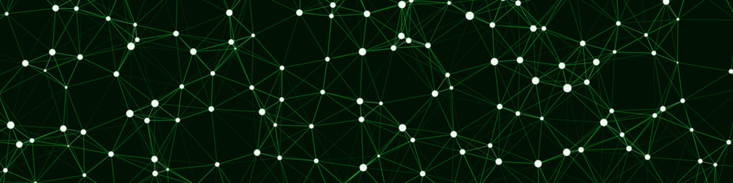 Network Mesh Computation Art background illustration