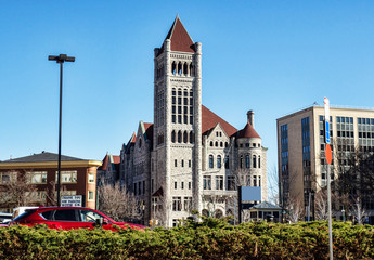 Fototapeta na wymiar City Hall in downtown Syracuse