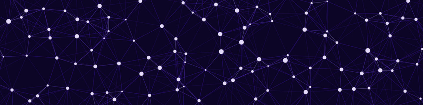 Network Mesh Computation Art background illustration