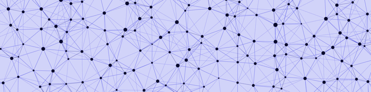 Network Mesh Computation Art background illustration
