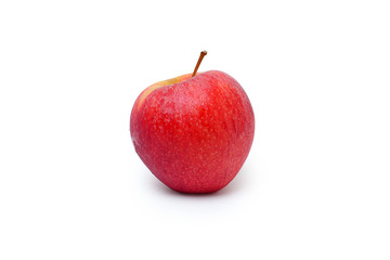Isolated an apple on white background