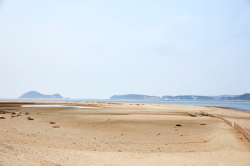 BaeksaJang port in Anmyeondo Island, South Korea.