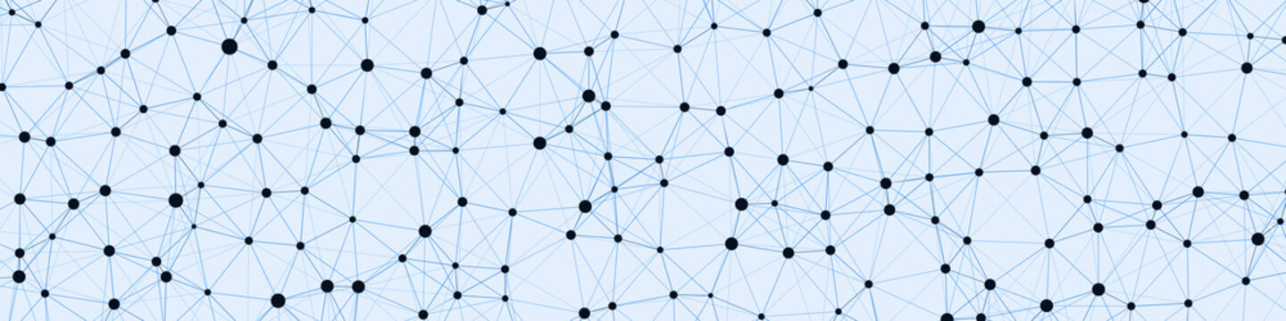 Network Mesh Computation Art background illustration