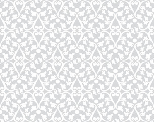 Fototapeta premium Vector seamless bright classic baroque pattern. 