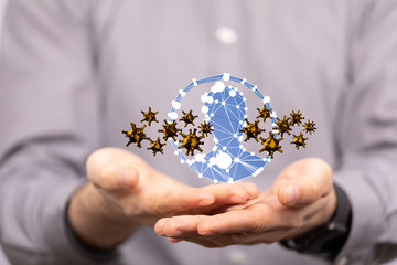 Coronavirus. Novel coronavirus, people  Concept of coronavirus quarantin.