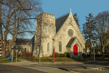 Fototapeta na wymiar Grace Church, Syracuse, New York