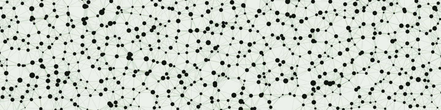Network Mesh Computation Art background illustration