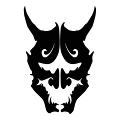 Classic hanya mask logo\icon\design\print