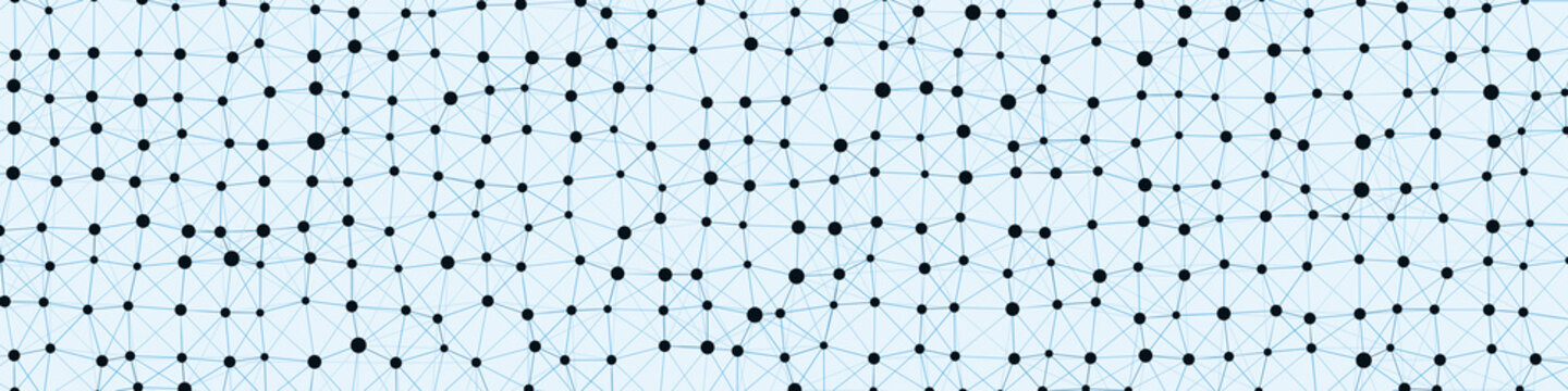 Network Mesh Computation Art background illustration