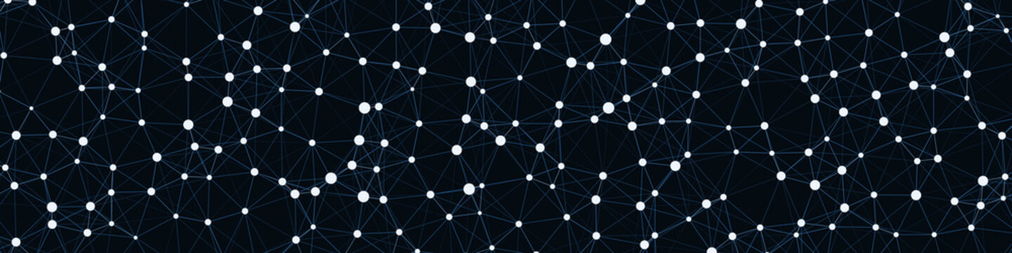 Network Mesh Computation Art background illustration