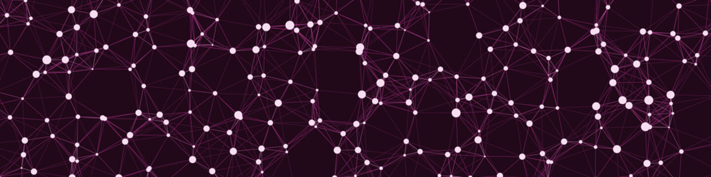Network Mesh Computation Art background illustration