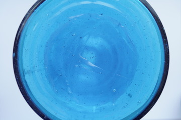 Round glass detail with circular texture