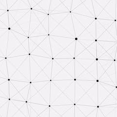 Fototapeta premium Network Mesh Computation Art background illustration
