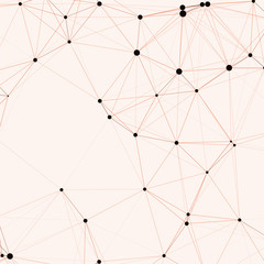 Fototapeta premium Network Mesh Computation Art background illustration