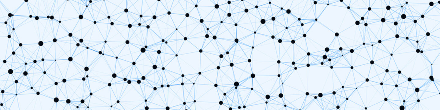 Network Mesh Computation Art background illustration