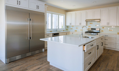 Custom kitchen in various of installation base cabinets