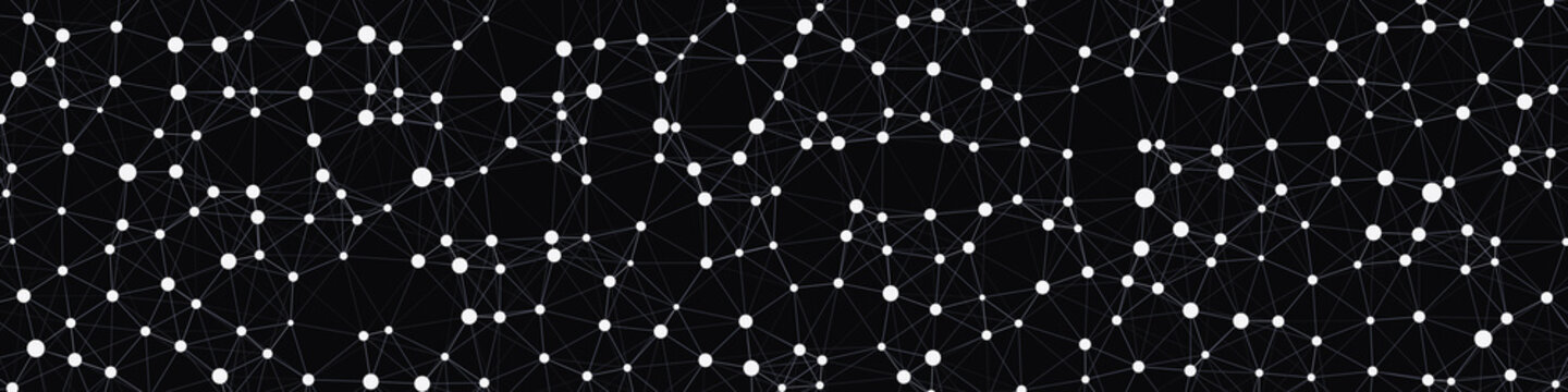 Network Mesh Computation Art background illustration