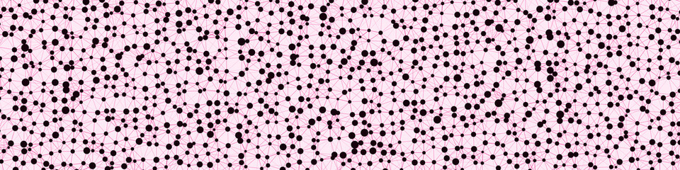 Network Mesh Computation Art background illustration