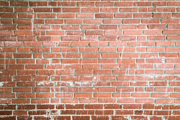 Naklejka premium old red brick wall textured background