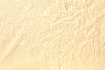 yellow crumpled paper background texture