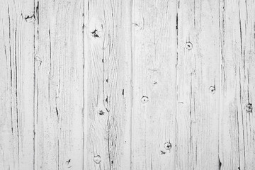 Fototapeta premium Biały odrapany panel z drewna