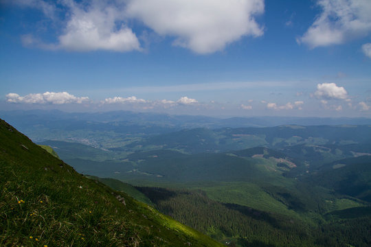 Summer landscape in the Carpathian mountains © Olivia