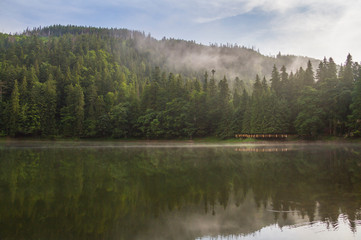 Synevyr mountain lake, Ukraine
