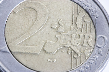 Una moneta da 2 euro