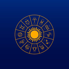 horoscope icon logo ui design user interface