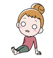 無気力な女性