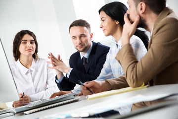 Business people working together in the office