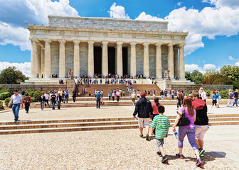 Lincoln Memorial near the National Mall Washington DC