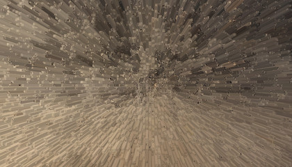 Brown grunge background with cubes