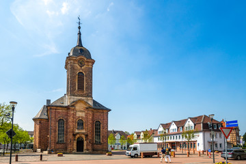 Naklejka premium Kirche, Bad Arolsen, Hessen, Deutschland 